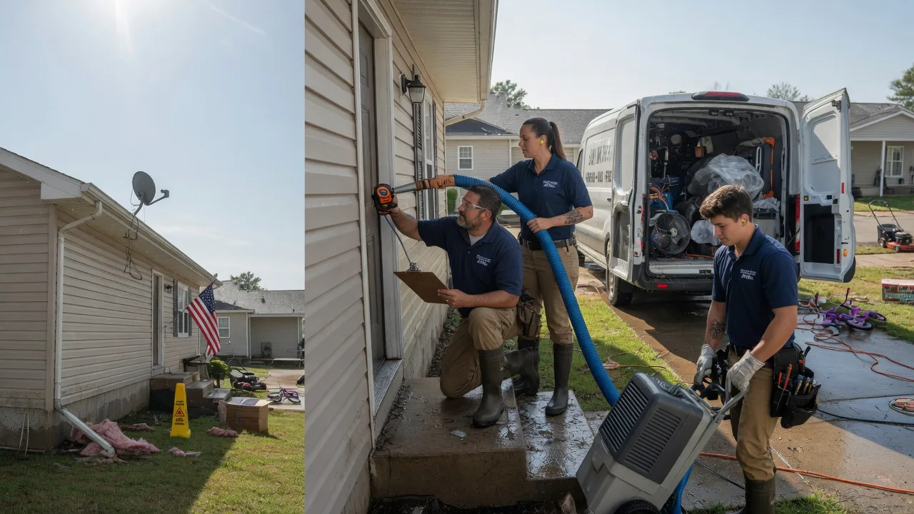 Ceiling Water Damage Restoration in Decker, IN near me